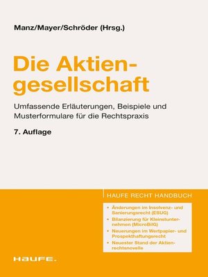 cover image of Die Aktiengesellschaft